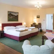 Das Schlosszimmer mit Doppelbett